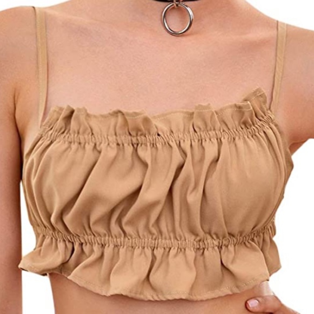 Summer vibes ruffle top